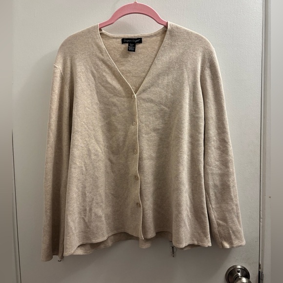 Cream Button-Up Cardigan - Picture 1 of 2